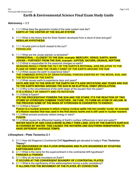 Full Download Ap Environmental Science Study Guide Answers 