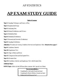 Read Online Ap Stat Study Guide 