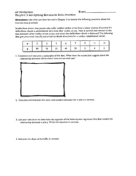 Read Ap Statistics Ch 3 Practice Test Name Stjohns Chs 