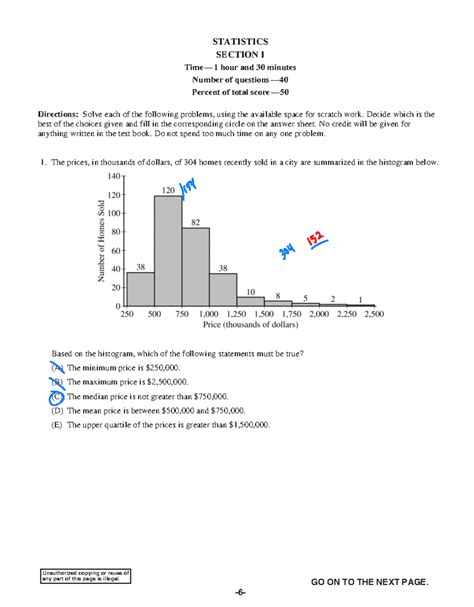 Download Ap Statistics Practice Exam 1 Answers 