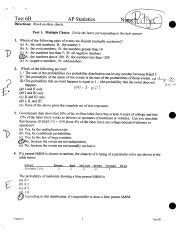 Download Ap Statistics Test 6B Answers 