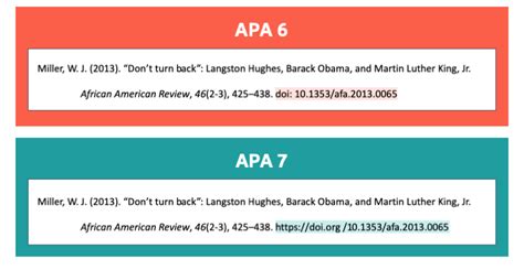 Apa 6th Edition Vs 7th