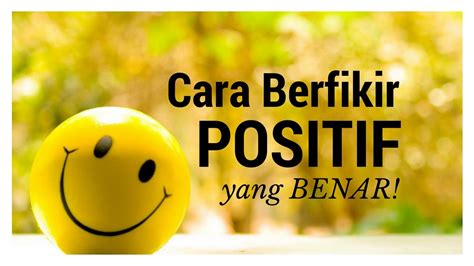 apa arti positif thinking