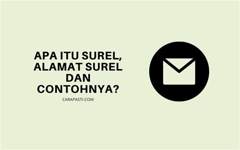 apa arti surel dalam bahasa indonesia