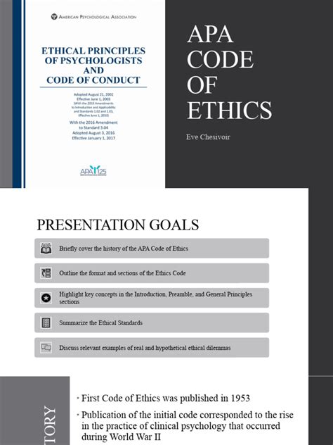 Apa Ethical Code Of Conduct