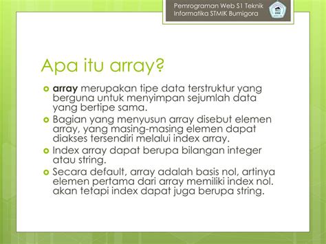 apa itu array | Selamat Malam saya ada data json dalam
