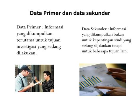 apa itu data primer dan data sekunder