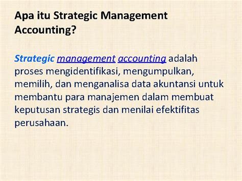 apa itu managerial accounting