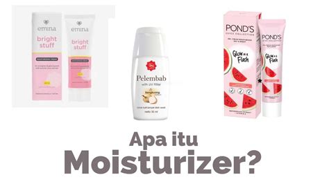 apa itu moisturizer
