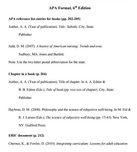 Apa Publication 6th Edition Sample Paper