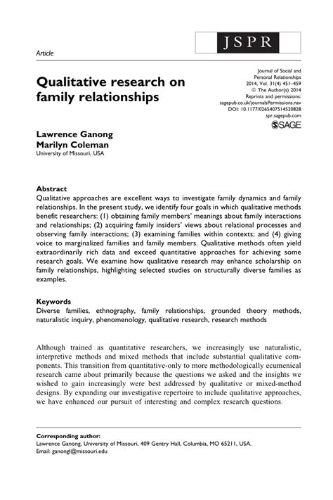 Apa Qualitative Research Paper Sample Zx Rhcpx Wales