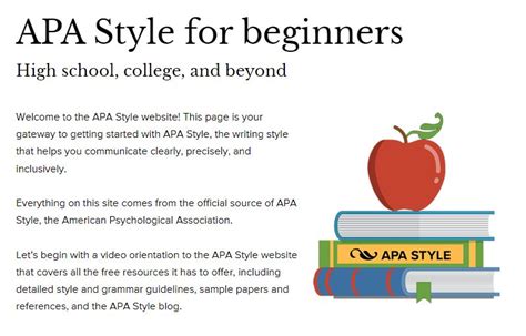 Apa Style For Beginners High School College And Beginner Writing Paper - Beginner Writing Paper