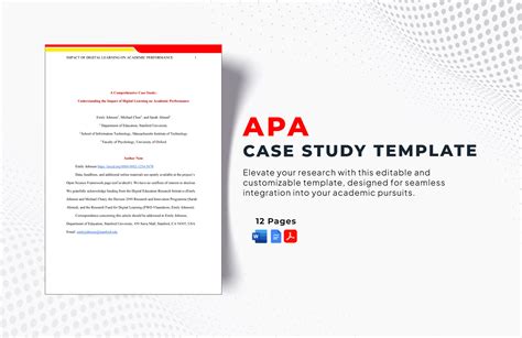 Download Apa Case Study Paper Example 