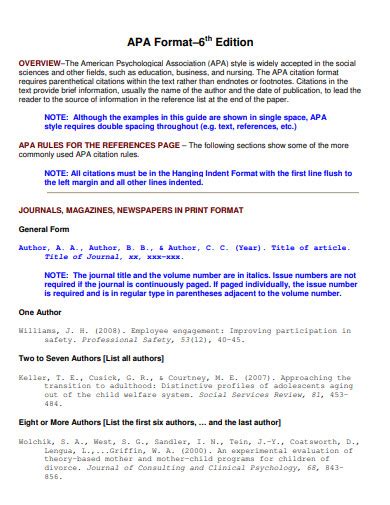 Full Download Apa Citation Examples 6Th Edition 