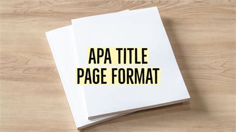 Download Apa Format 6Th Edition Title Page Example 