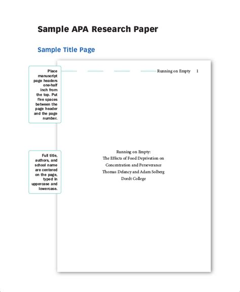 Read Online Apa Research Paper Examples 