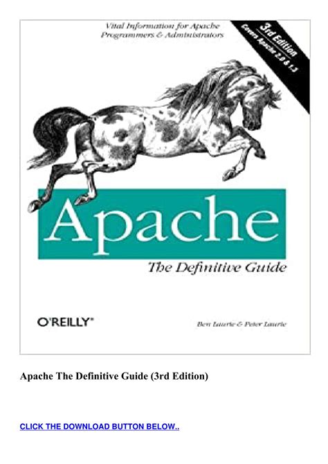 Read Online Apache The Definitive Guide 3Rd Edition 