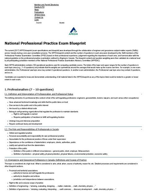 Apegbc Professional Practice Exam Sample Questions Full Online