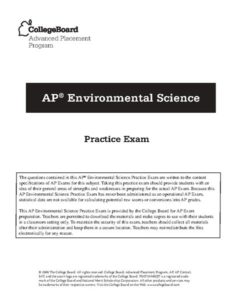 Apes 2008 Released Exam Multiple Choice Questions