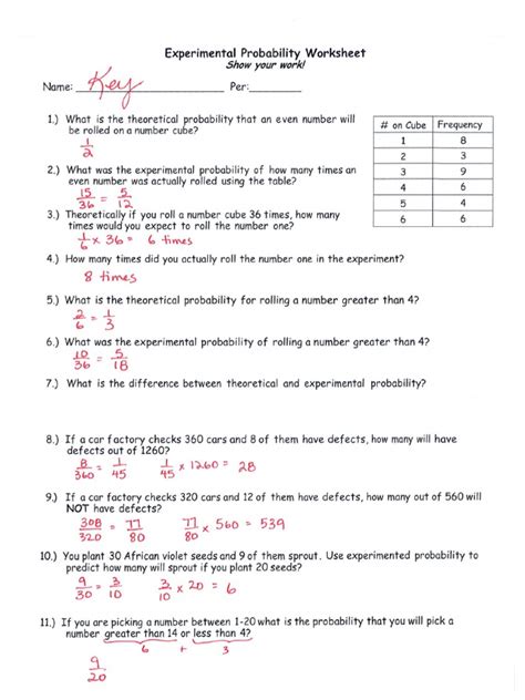Apex Algebra Probability Answer Key