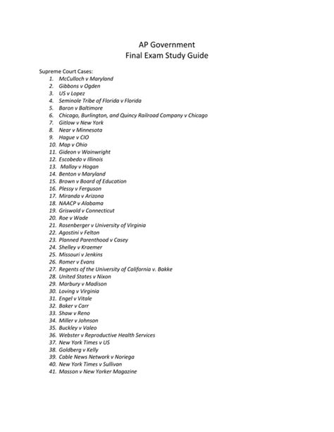 apex government final exam study