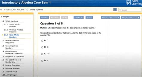 Apex Math Answers