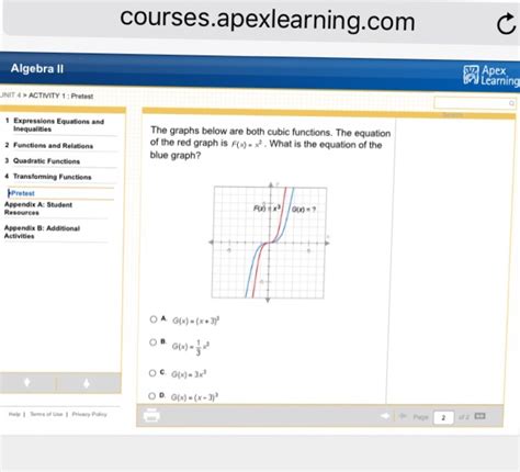 Read Online Apex Algebra 2 Quiz Answers 