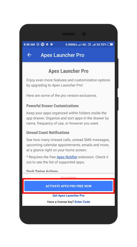 Full Download Apex Launcher License Code 