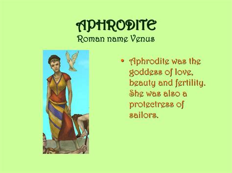 Aphrodite Roman Name