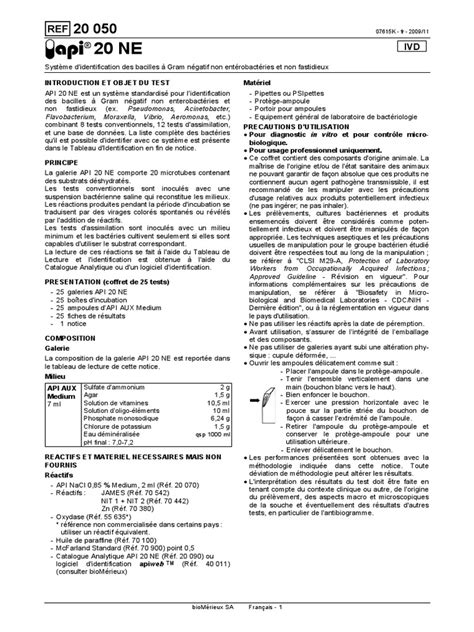 api 20 ne manual