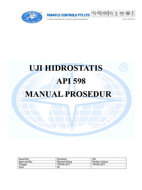 Api 598 Latest Edition Pdf