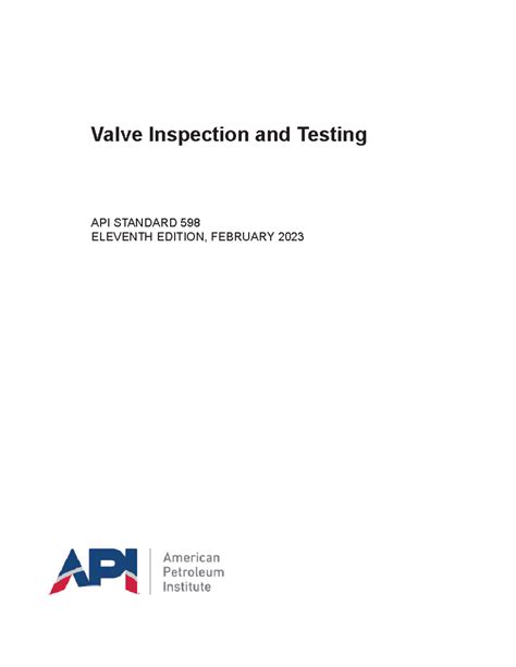 Api 598 Latest Edition Pdfsdocuments2