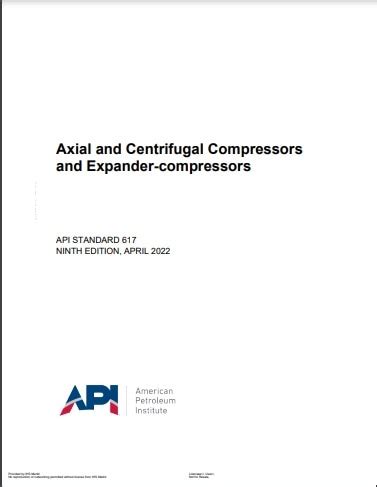 Api 617 Latest Edition