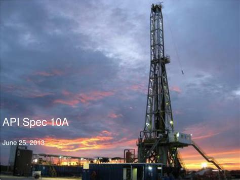 Api Spec 10a