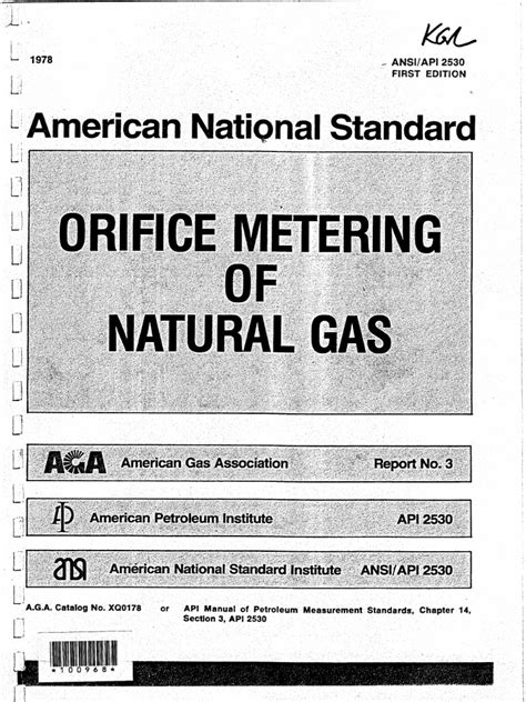 api standard 2530