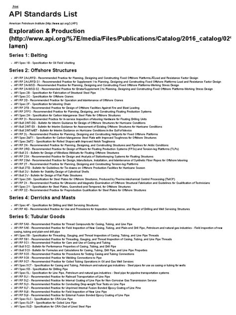 Api Standards 3