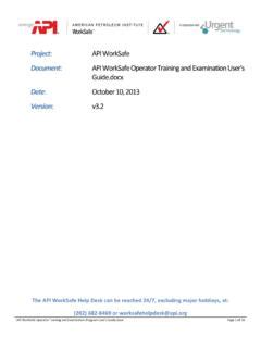 Api Worksafe Test Answers