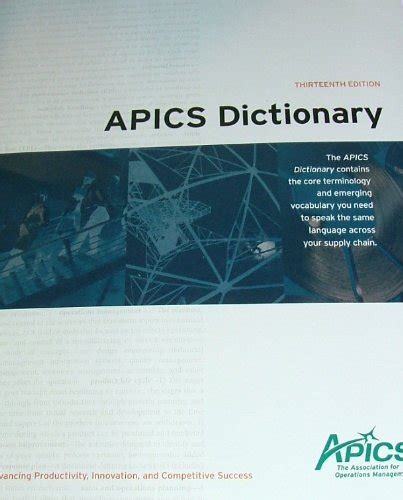 Apics Dictionary 13th Edition