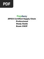 Read Apics Cscp Study Guide 