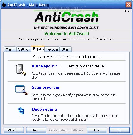 aplikasi anti crash windows 7