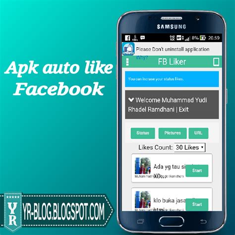 aplikasi auto like facebook for android