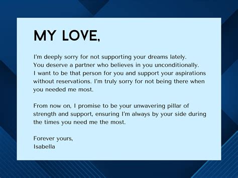 Apologize For My