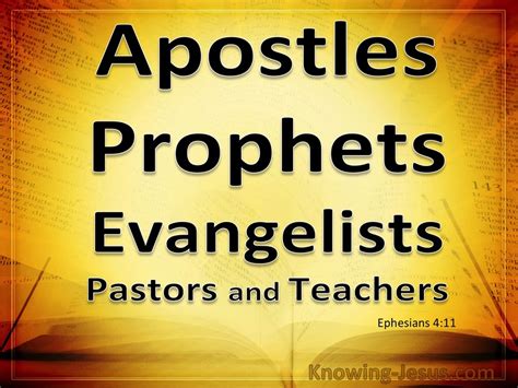 Download Apostles Prophets Evangelists Pastors And Teachers And 