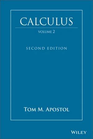 apostol calculus volume 2 solutions