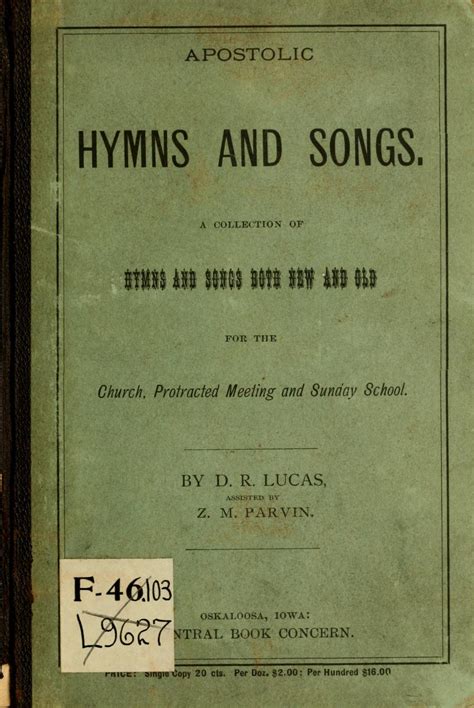 apostolic church hymns