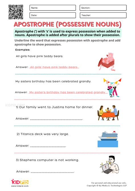 Apostrophe For Grade 2 Worksheets Learny Kids Apostrophes Worksheet Grade 2 - Apostrophes Worksheet Grade 2