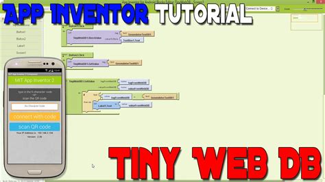 App Inventor Tutorial 13 Tinywebdb Coderdojostrabane