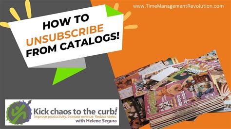 App To Unsubscribe From Catalogs