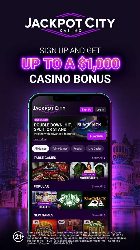 Jackpot city app