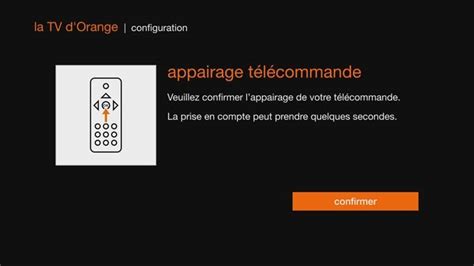Appairage Telecommande Orange